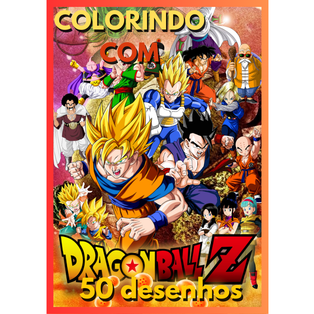 Goku Super Saiyan 5 - Desenho e Dicas para Colorir 