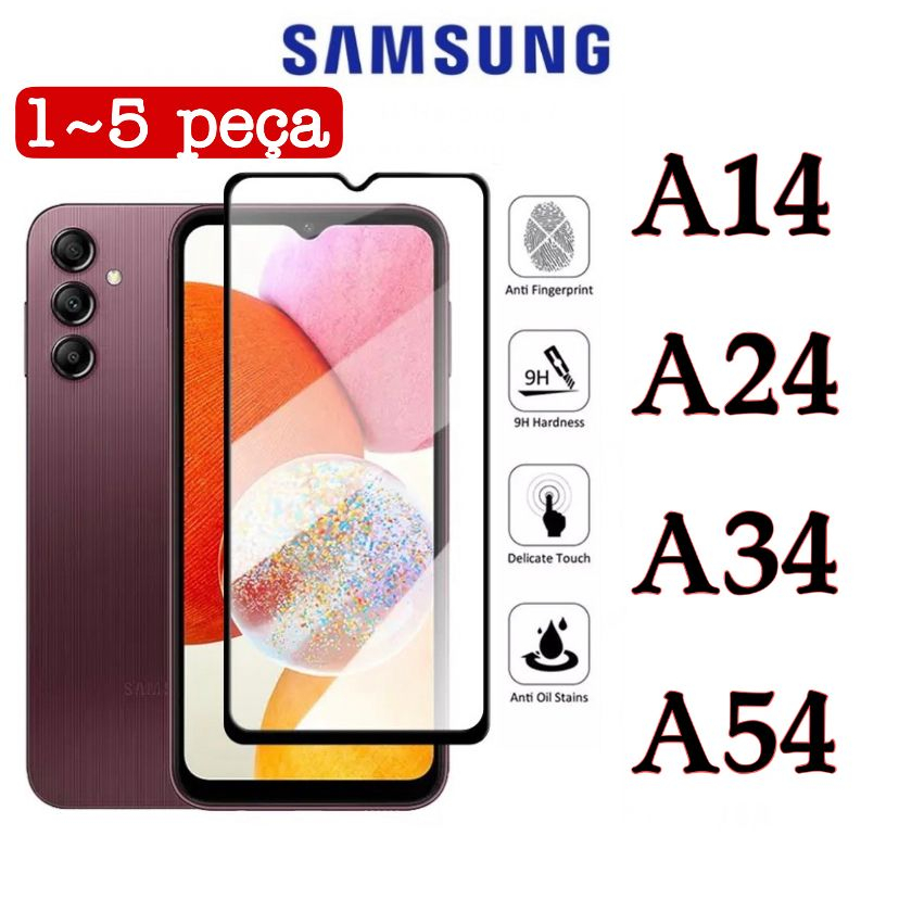 Película De Vidro 3D Samsung Galaxy A14 A24 A34 A54