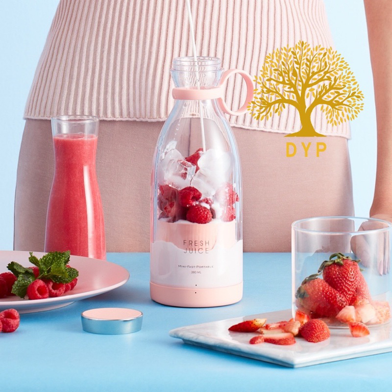 Liquidificador Elétrico mini Misturador Multifuncional Portátil smoothie De Frutas Batedor-Pronta entrega
