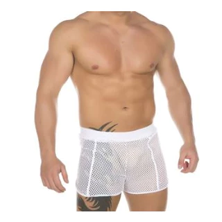 Cueca Boxer em Arrastão Pimenta Sex (Branca, Vermelha ou Preta)