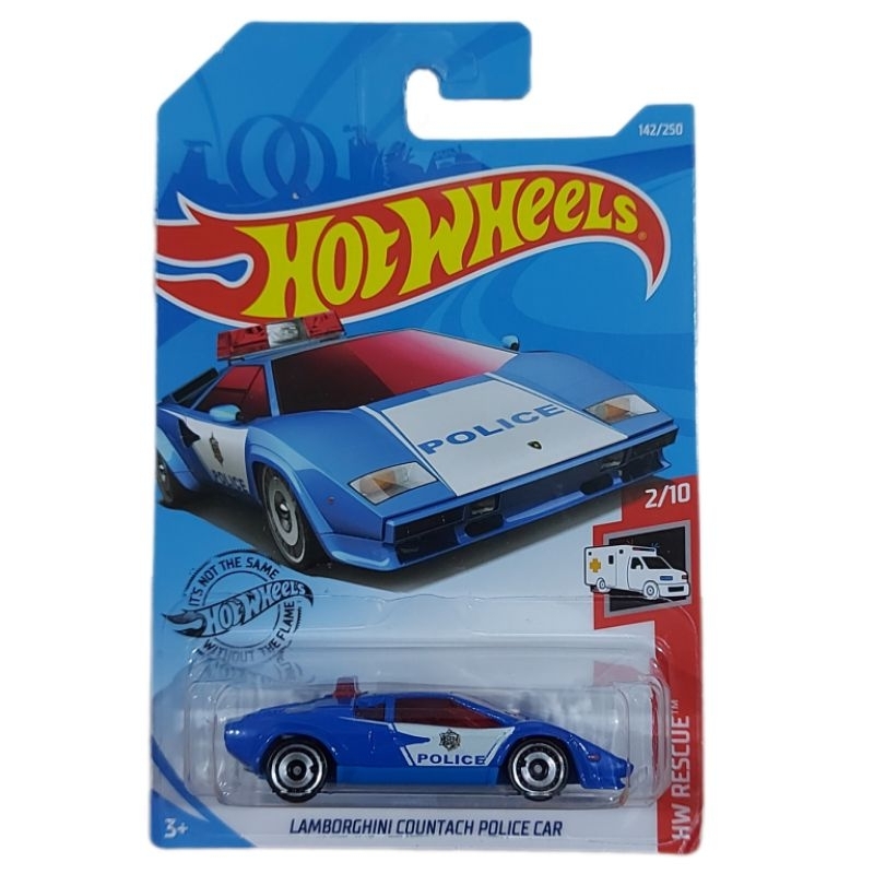 Lamborghini police store hot wheels