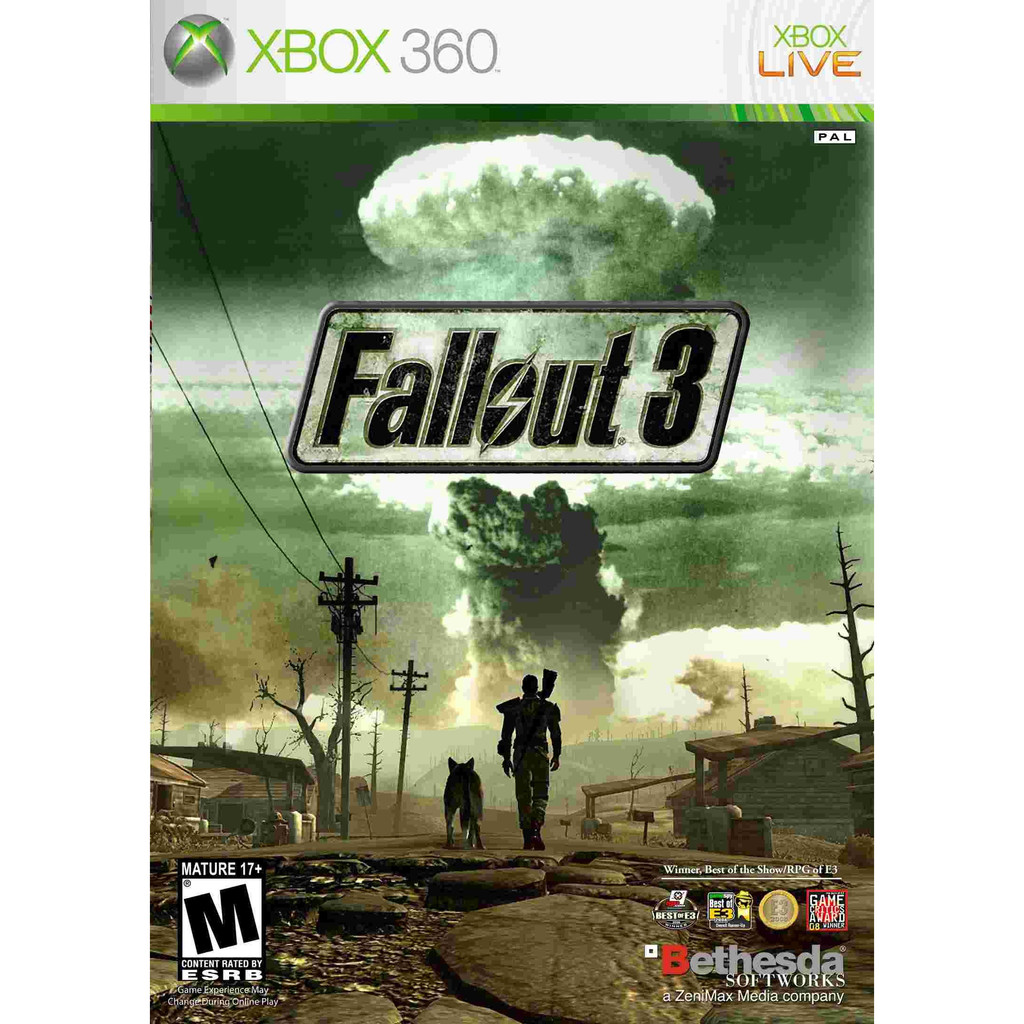 Jogo Fallout 3 Game Of The Year Edition Xbox 360 Física Pal