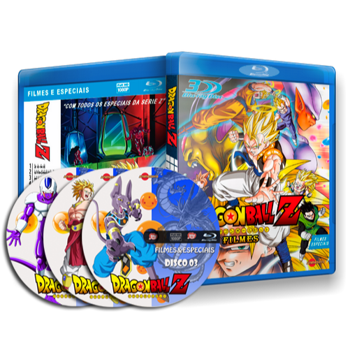 Dvd Dragon Ball Z Super Pacote Coleção Completa De Filmes