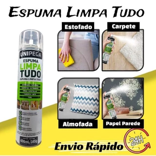 Espuma Mágica Limpa Tudo 400ml UNIPEGA Sofa Paredes Pisos Papel de Parede limpeza geral