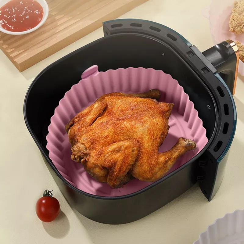 Forma de Silicone para Air fryer Forno Reutilizável Fritura - Top.e