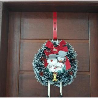 Kit com 2 Suportes de guirlanda para Porta - Decoração de Natal