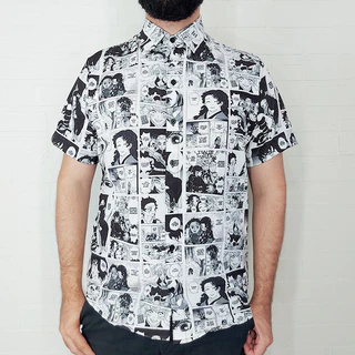 Camisa Social Manga Kimetsu no Yaiba