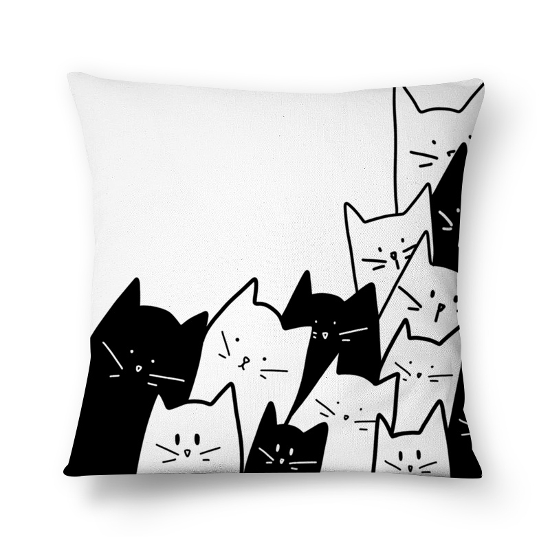 Capa de Almofada Gatinho 40X40 - exclusivas para sala, quarto, escritório