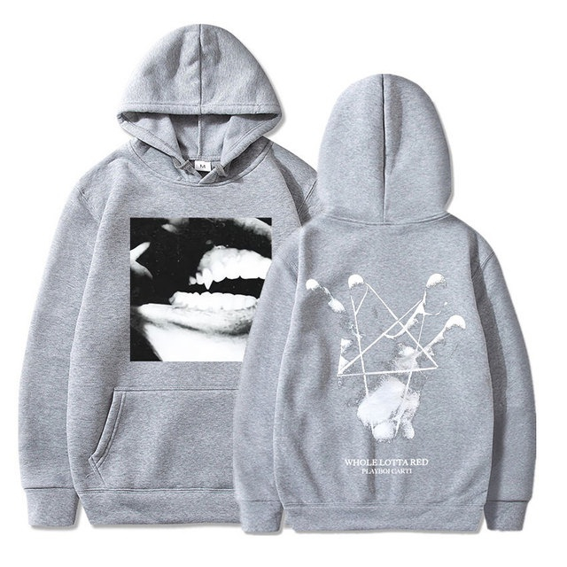 Moletom Canguru Rapper Playboi Carti Whole Lotta Red | Shopee Brasil