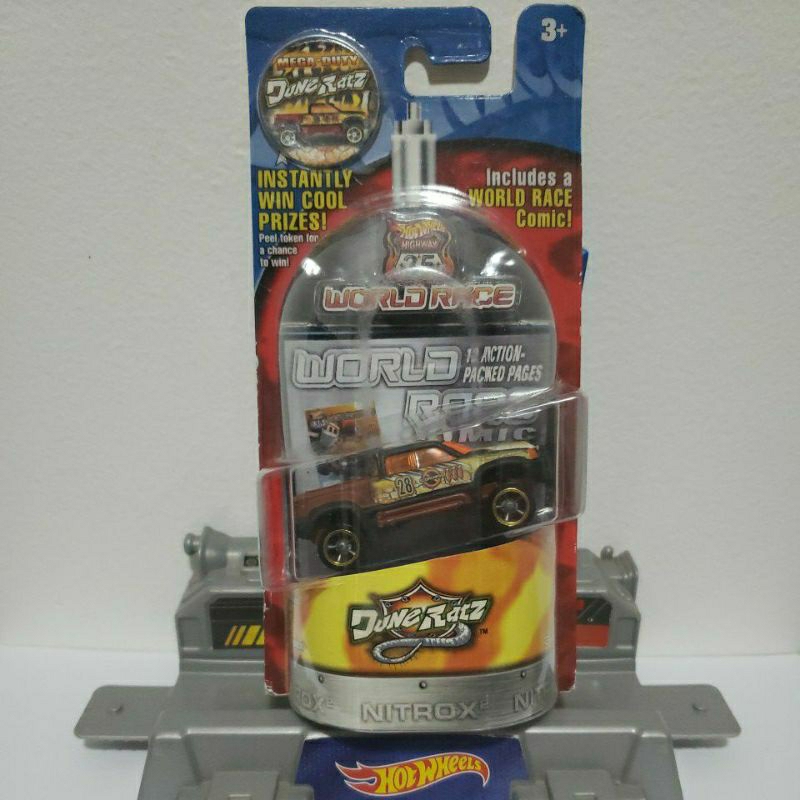 Hot Wheels World Race 35 Highway Mega Duty Dune Ratz | Shopee Brasil