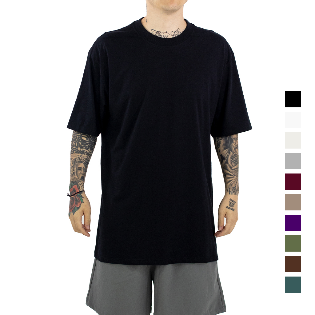 Camiseta Oversized Basic Streetwear Masculina