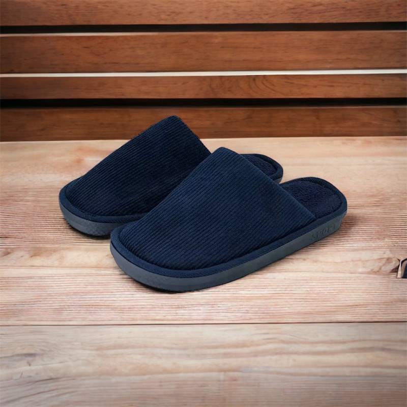 Pantufa Masculina Chinelo de Dormir Para Quarto Lisa Básica Frio E Inverno