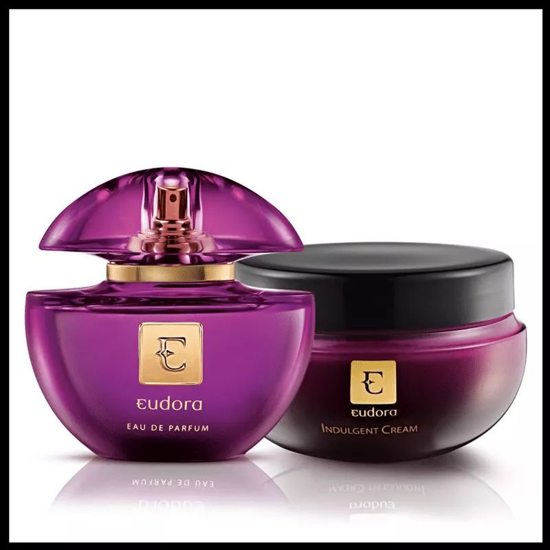 kit Eudora Roxo Eau de Parfum + Indulgent Creme 250g | Shopee Brasil