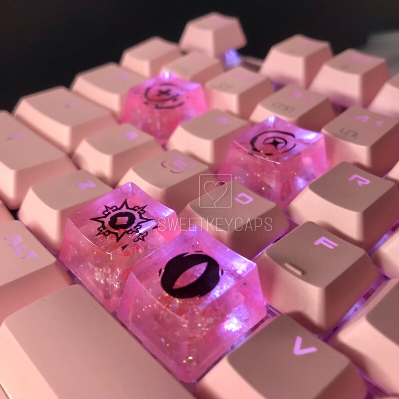 Kit 4 teclas Valorant- QUALQUER AGENTE - keycap - tecla para teclado mecânico