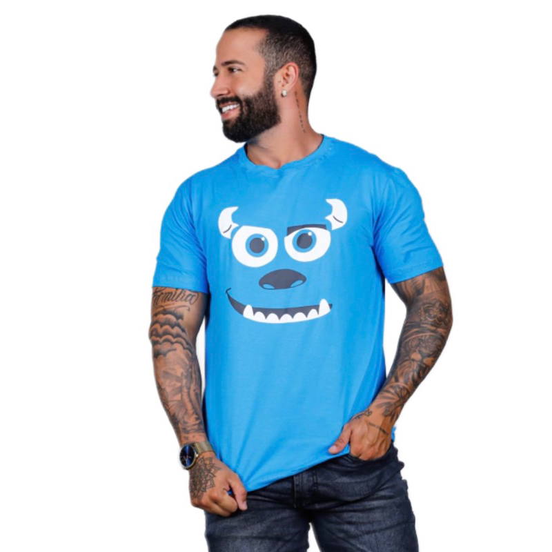 Blusa Frio Moletom Monstros S. A. Desenho Sullivan Mike Boo em