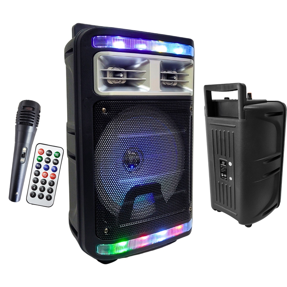 Caixa de Som Potente Forte Bluetooth Grande Falante 8 1000w pmpo com ...