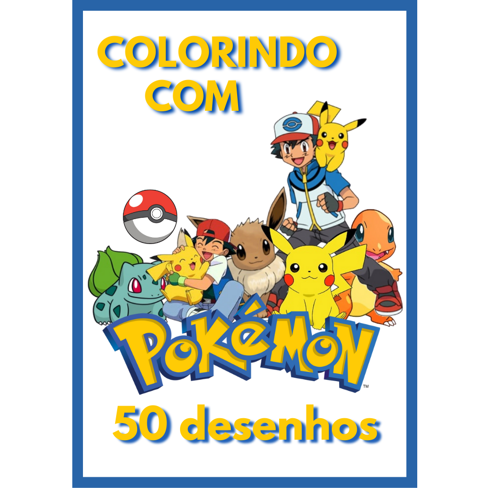 desenhos pokemon para colorir – Encontre produtos variados de desenhos  Pokemon para colorir - AliExpress