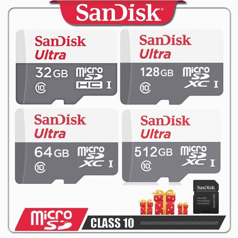 Micro SD 512GB 256GB 128GB 64GB 32GB Mini cartão de memória TF