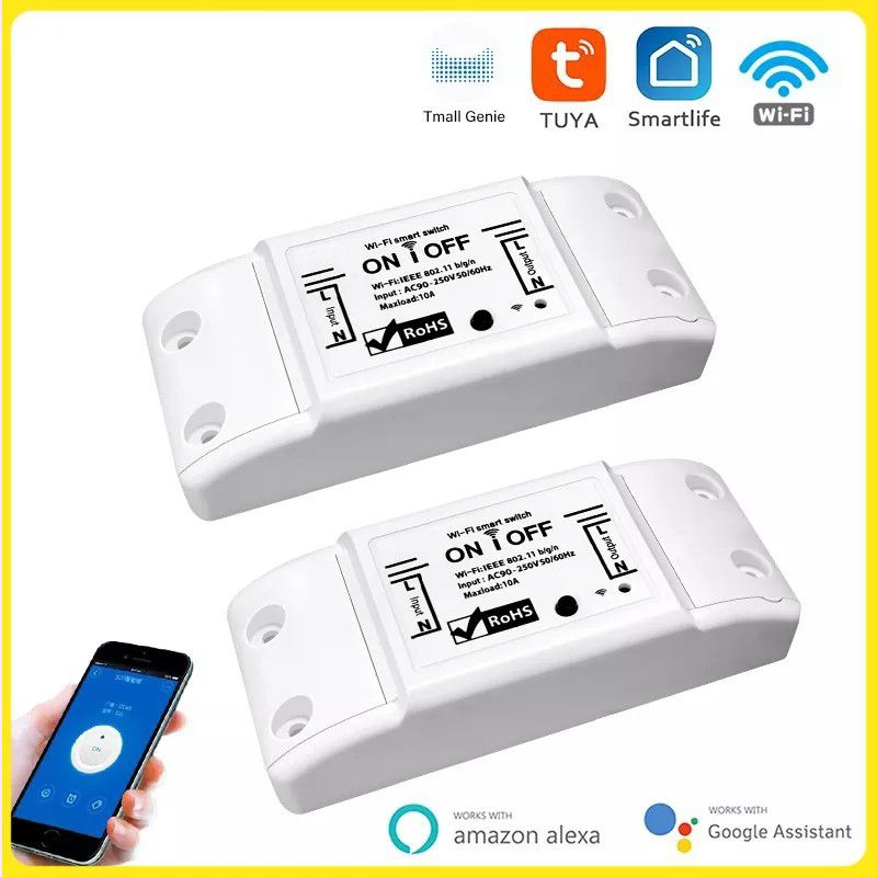 Unidades Interruptor Inteligente Wi-fi Google Alexa Smart Life Automação Casa 2