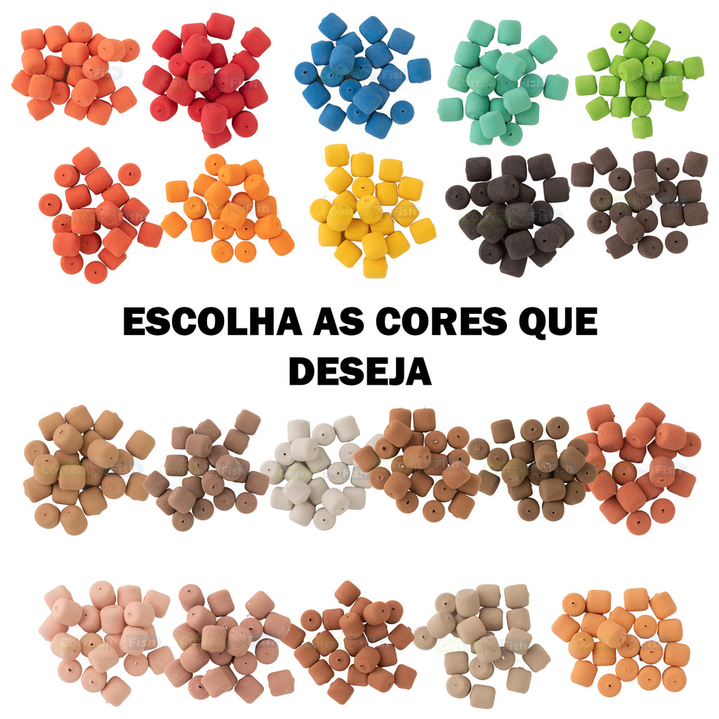 Eva Para Montar Anteninhas de Pesca Boleado Corrêa Fish 200 Pçs