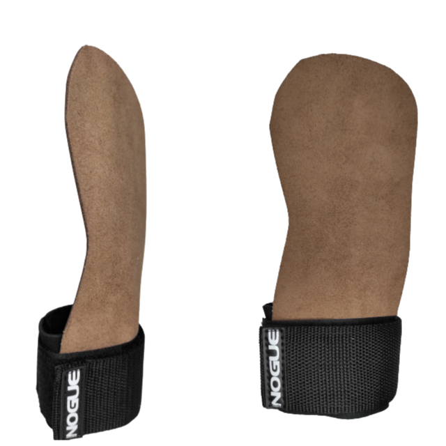 Luva Hand Grip 100% Couro sem furo com Neoprene6mm para Crossfit e Academia