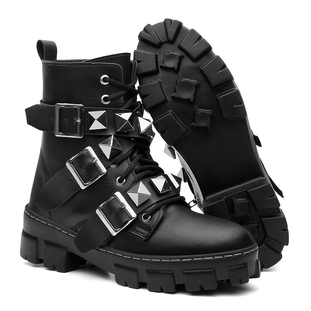 Bota coturno tratorada life 2024 rock