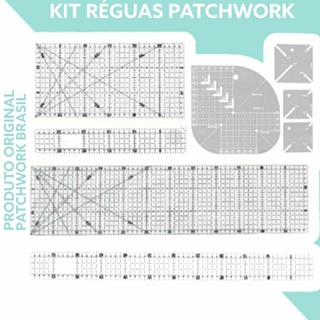 Réguas Patchwork 15x60,15x30, 05x60, 05x30 canto mitrado