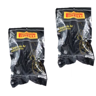Par Câmaras De Ar Para Bicicleta Aro 26 Pirelli Bico Grosso 33mm