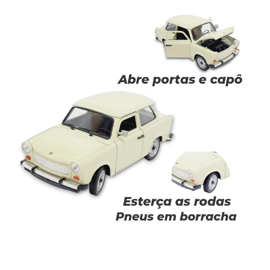 Minichamps 1/43 - Trabant 601S 1985 Blanche - Collection Très Bon état