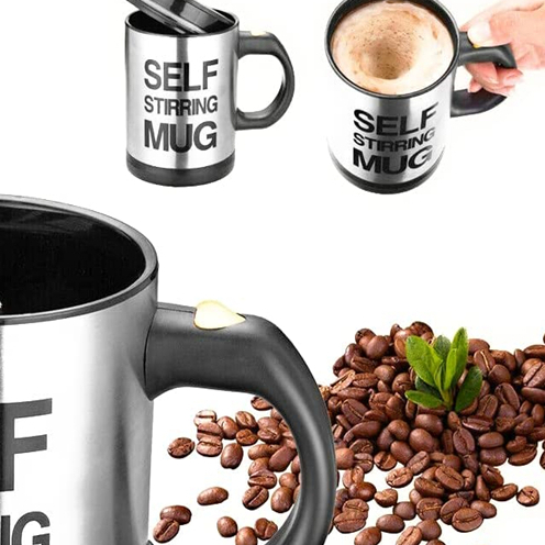 Caneca Mixer Automatico Caneca Eletrico MagnéTica Inox Caneca Liquidificador PortáTil 350ML/CáPsulas De Café ReutilizáVeis