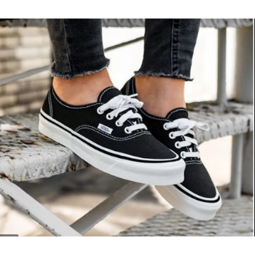 Tênis Vans Authentic Pro Era Old Skool Preto com Branco skate skatista Barato