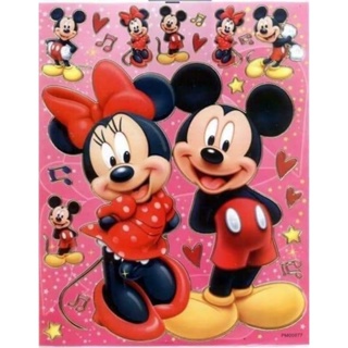 Adesivo decorativo Mickey e minie fofo casal red decorativo