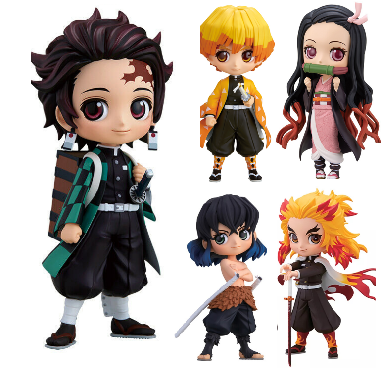 BONECO TANJIRO Brinquedo Demon Slayer Akaza Boneca Nezuko Kimetsu Rengoku