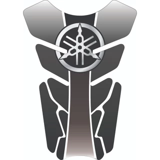  Protetor De Tanque Moto Resinado Tankpad Universal Yamaha estilizado cinza modelo (P)