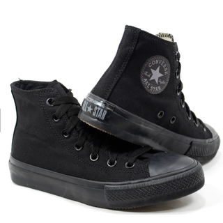 Tênis All Star Converse Chuck Taylor Cano Alto Preto CT00040002 - WQSurf