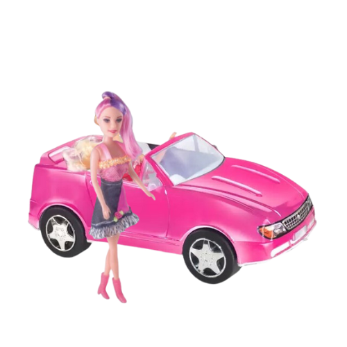 Carrinho De Controle Remoto Barbie Rosa 7 Funções Candide em Promoção na  Americanas