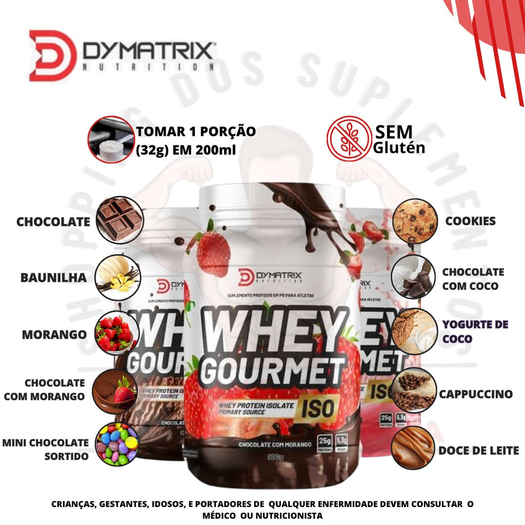 Whey Wey Fitness Low Carb Protein Way Pote – Dymatrix Gourmet + ENVIO RÁPIDO E SEGURO
