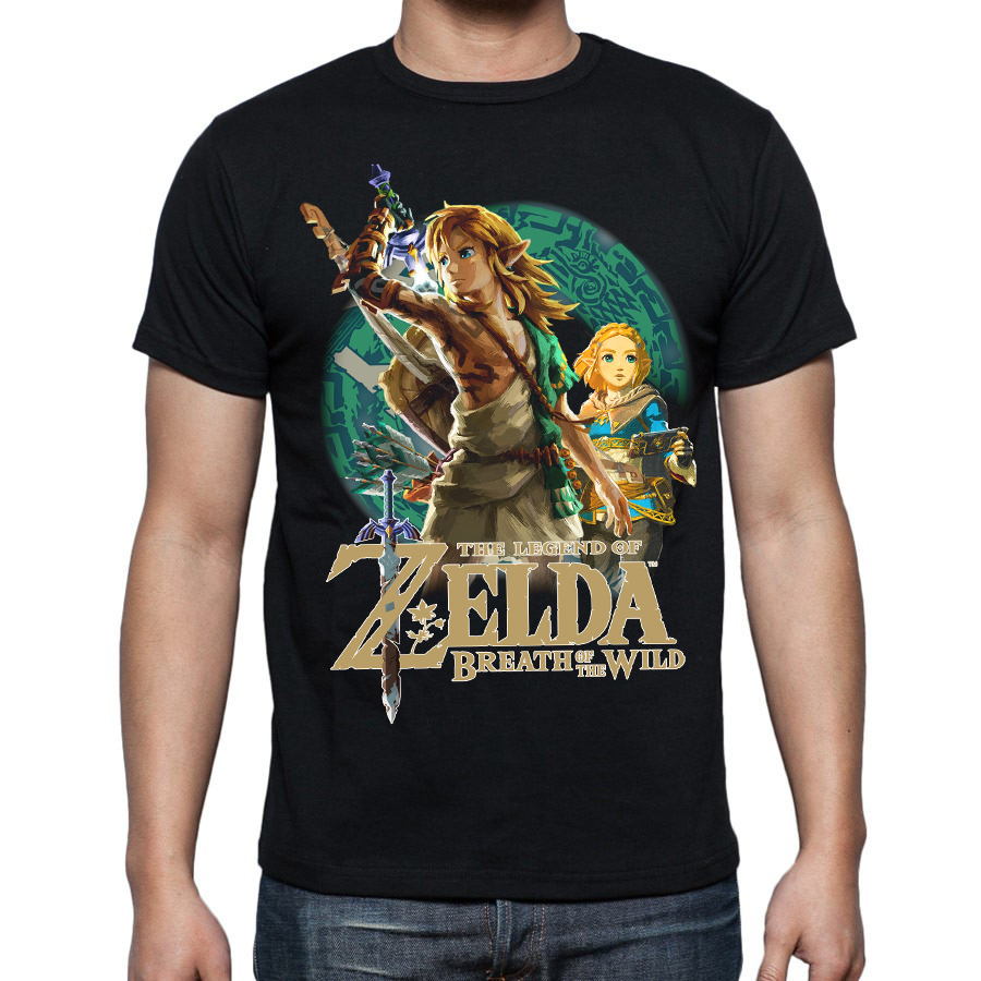 Camiseta Adulto e Infantil Link Zelda Tears Of The Kingdom