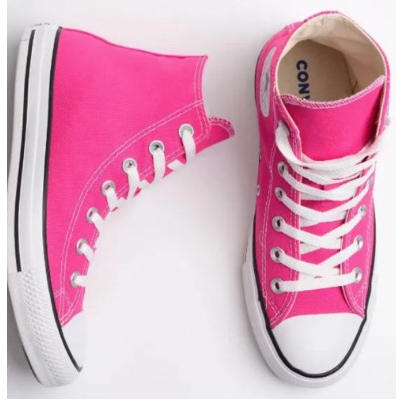 All star rosa hot sale pink cano alto