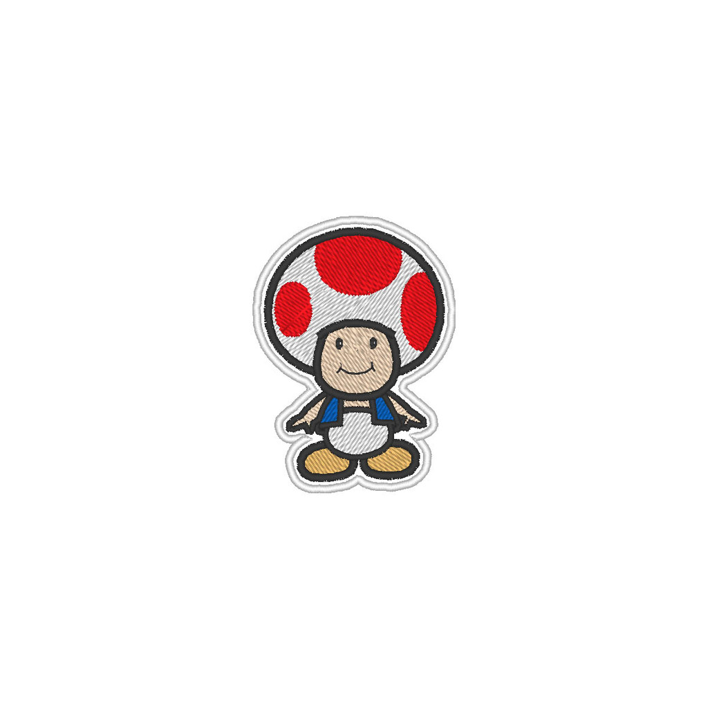 Patch Bordado Termocolante Toad - Super Mario | Shopee Brasil