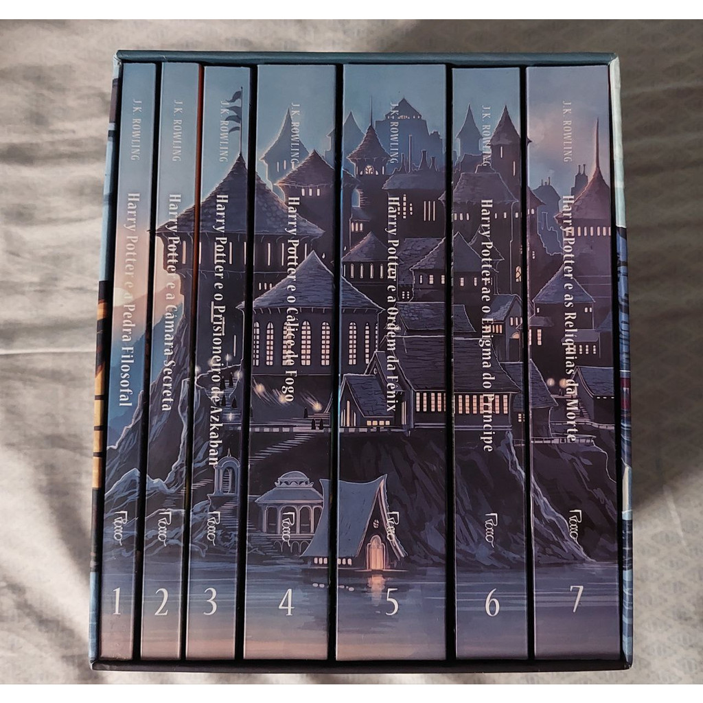 Box Harry Potter Castelo - 7 Volumes - Obra Completa - Rocco | Shopee ...