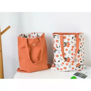 Bolsa Feminina de Ombro Ecobag Dupla Face de Pano Moderna Estampada Envio Imediata