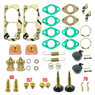Kit Reparo Carburador Duplo Fusca 1600 Alcool 1984 1985 1986