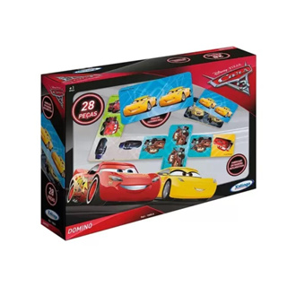 Dominó Carros 3 Xalingo 28 Peças Disney Pixar