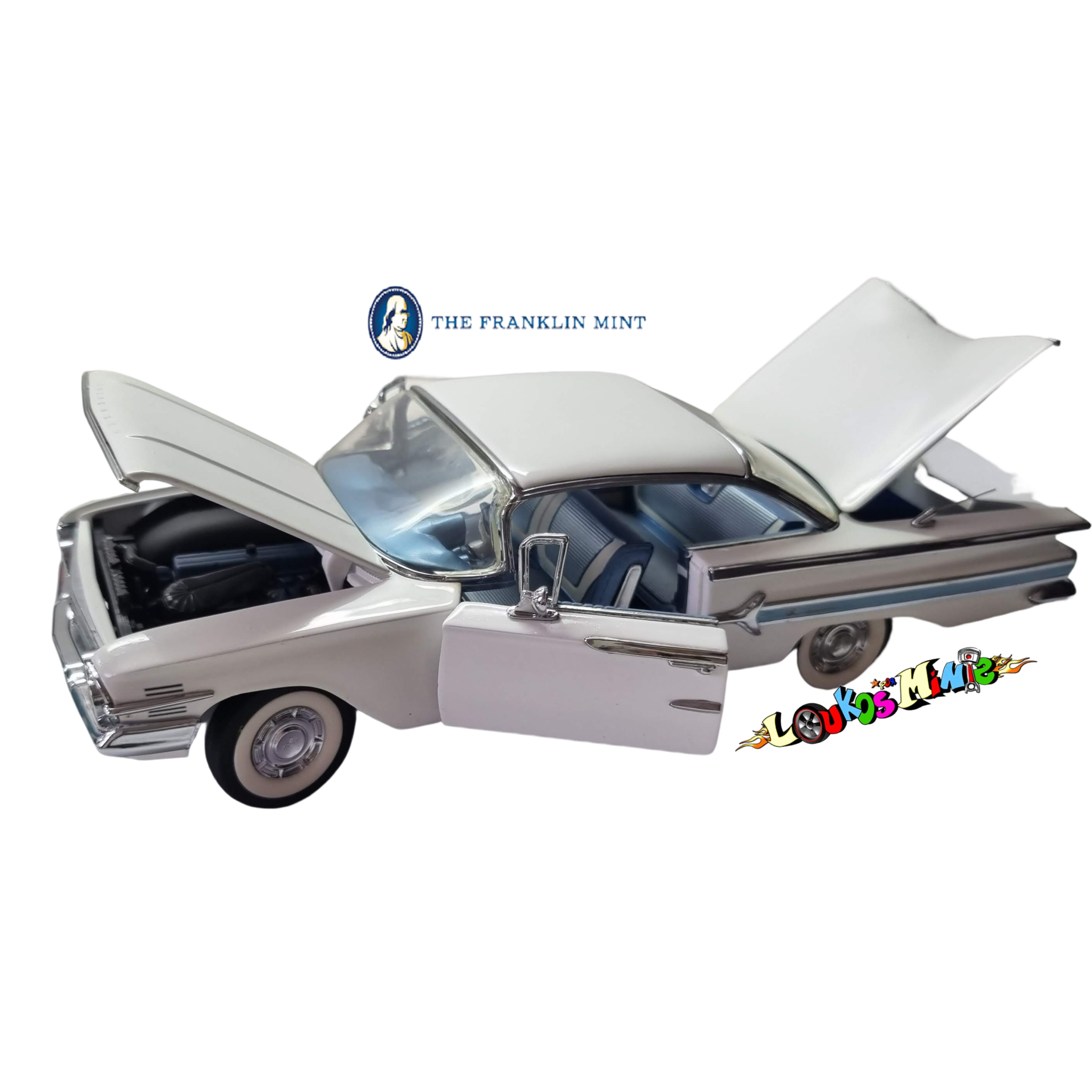 1960 chevy impala diecast on sale car