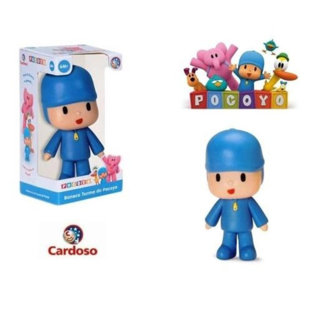 Boneco De Vinil Pocoyo- Cardoso Toys | Shopee Brasil