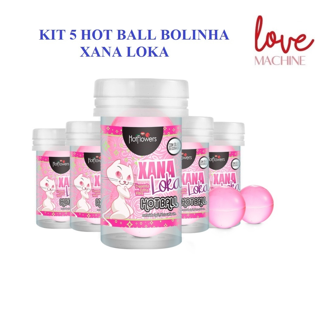 Hot Ball Xana Loka Lubrificante Hot Flowers Kit 10 Bolinhas Shopee Brasil 0800