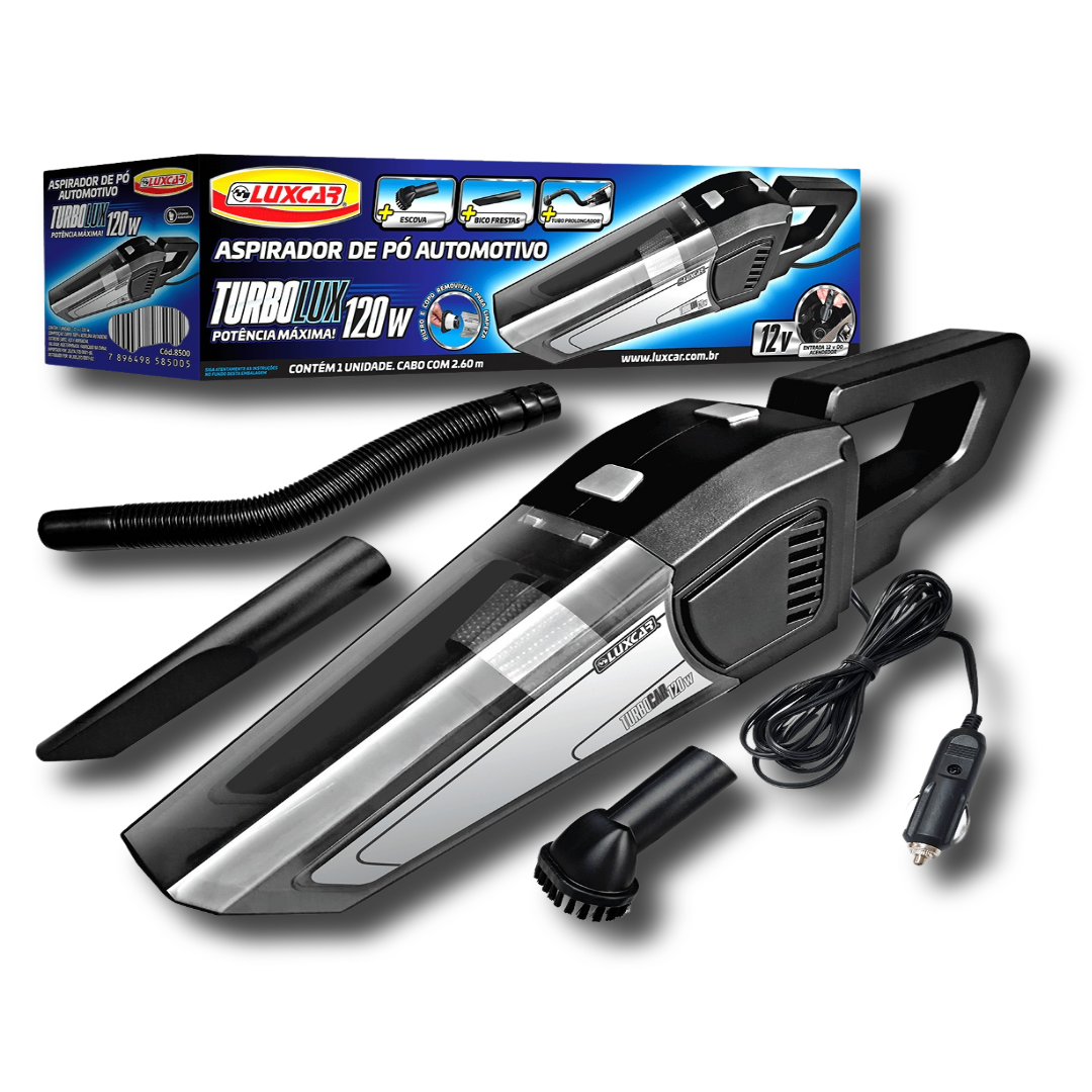 Aspirador de Pó Automotivo TurboLux Luxcar 120W