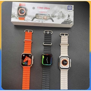 Relógio Smartwatch T800 Iwo série 8 faz e recebe chamadas, calculadora, NFC carregamento por indução