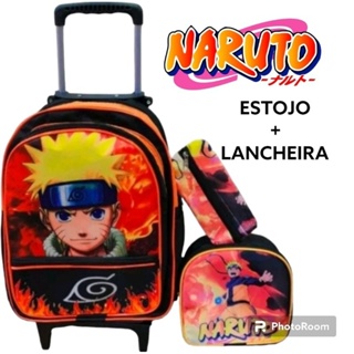 Mochila Escolar Naruto Uzumaki Desenho Rodinha G Meninos - Kids Bag -  Mochila Infantil - Magazine Luiza